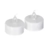 Conjunto de 2 velas tealight led brancas