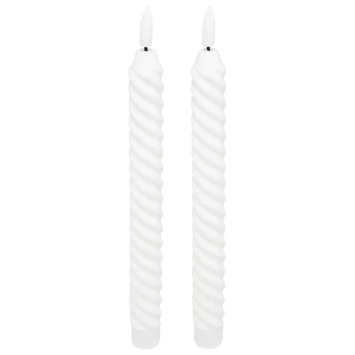 Conjunto de 2 velas TWIST ALOE 22cm led