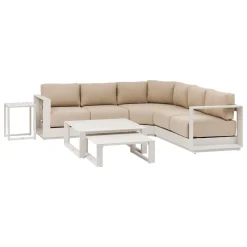 Conjunto de angulo ALLURE avoine lin 5 lugares