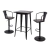 Conjunto de bar ELM mesa e 2 bancos