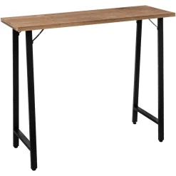 Conjunto de bar HAZEL mesa e 2 bancos em madeira e metal