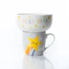 Conjunto de caneca e tigela estrela