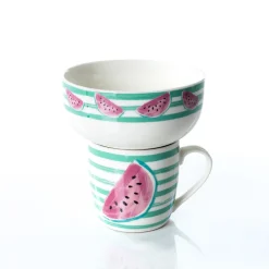 Conjunto de caneca e tigela MELÂNCIA