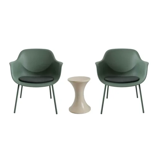 Conjunto de exterior verde olive para 2 pessoas