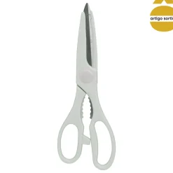 Conjunto de facas com suporte e tesoura