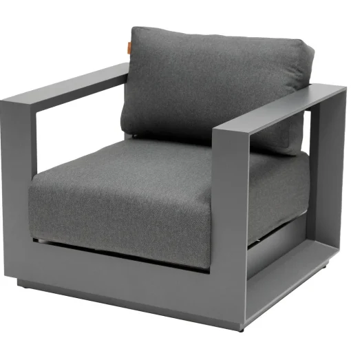 Conjunto de jardim ALLURE cinza graphite 5 lugares