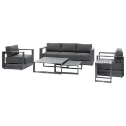 Conjunto de jardim ALLURE cinza escuro