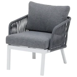 Conjunto de jardim BARCELONE branco e cinza