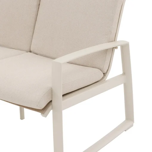 Conjunto de jardim BOREANE lin e argile 5 lugares