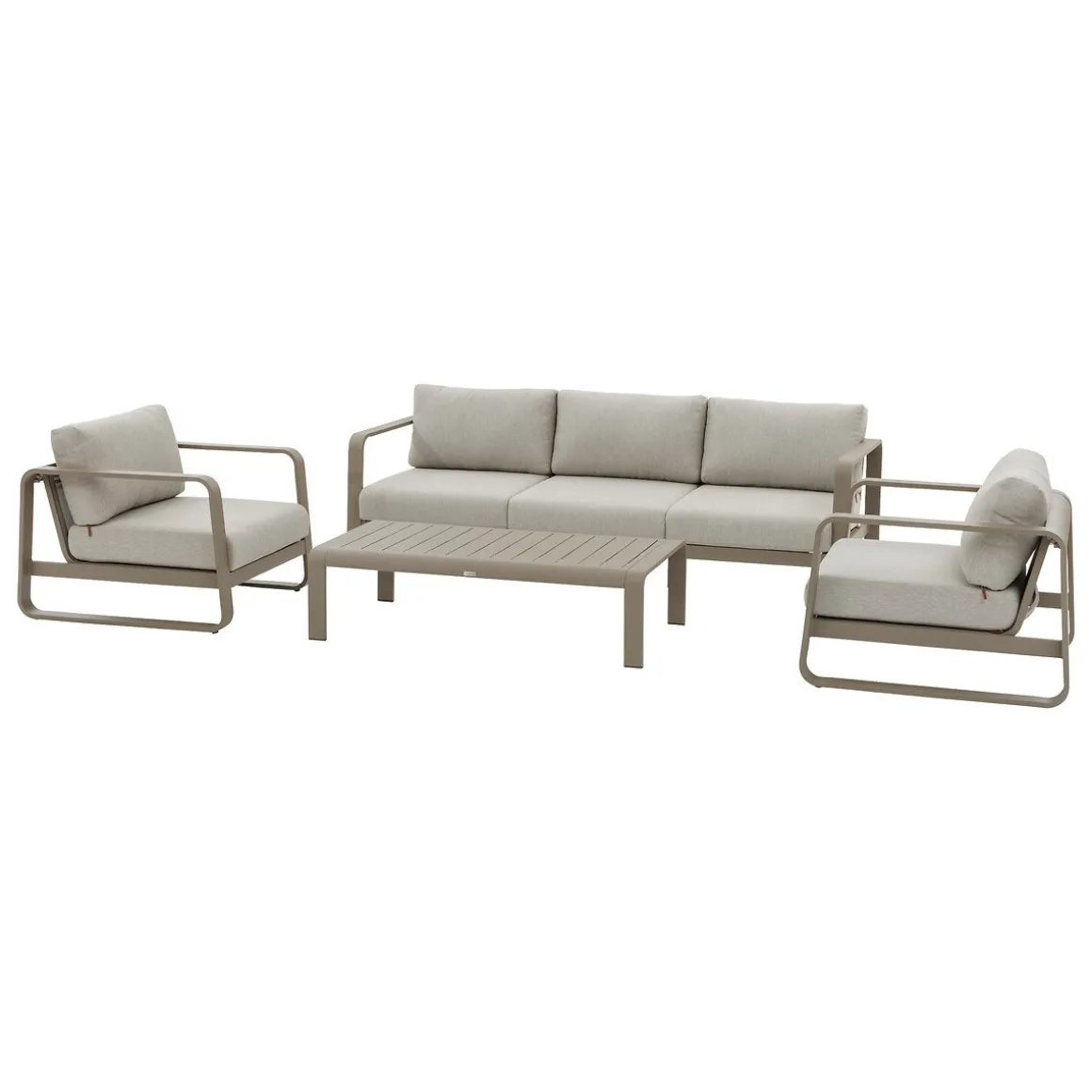 Conjunto de jardim DOMILLY cor café 5 lugares