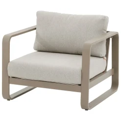 Conjunto de jardim DOMILLY cor café 5 lugares