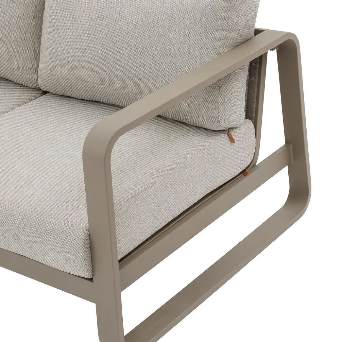 Conjunto de jardim DOMILLY cor café 5 lugares