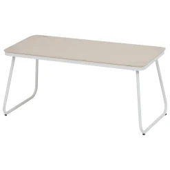 Conjunto de jardim em textilene branco