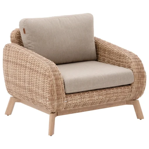 Conjunto de jardim MANISSA em rattan sintético