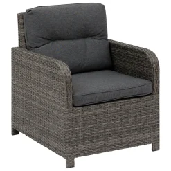 Conjunto de jardim MAYARI TERRE d'ombre em rattan