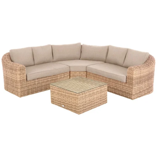 Conjunto de jardim MOORÉA savana em rattan sintético