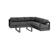 Conjunto de jardim ângulo ALLURE cinza graphite 5 lugares