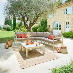 Conjunto de jardim ângulo ÉVASION argile