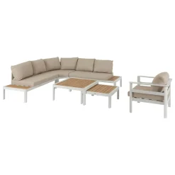 Conjunto de jardim ângulo PARADIZE branco