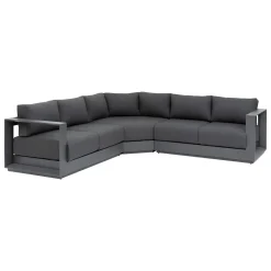 Conjunto de jardim ângulo ALLURE cinza escuro