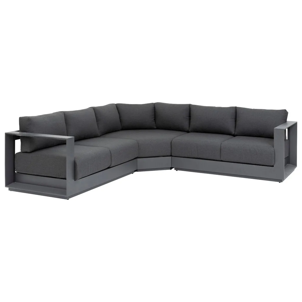 Conjunto de jardim ângulo ALLURE cinza escuro