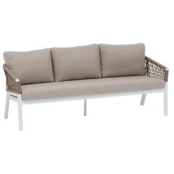 Conjunto de jardim ORIENGO taupe e branco