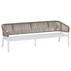 Conjunto de jardim ORIENGO taupe e branco