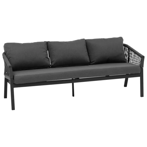 Conjunto de jardim ORIENGO cinza escuro