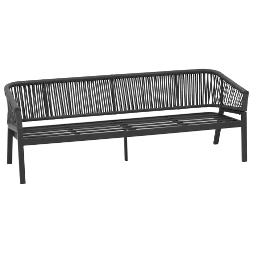 Conjunto de jardim ORIENGO cinza escuro