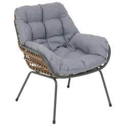 Conjunto de jardim PAOPAO cinza graphite para 2 pessoas