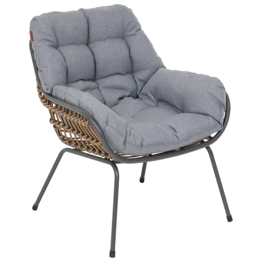 Conjunto de jardim PAOPAO cinza graphite para 2 pessoas