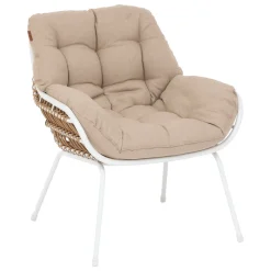 Conjunto de jardim PAOPAO branco para 2 pessoas