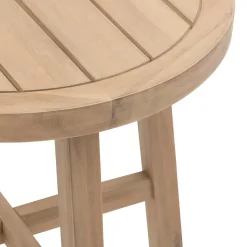 Conjunto de jardim Papouasie taupe em madeira acácia