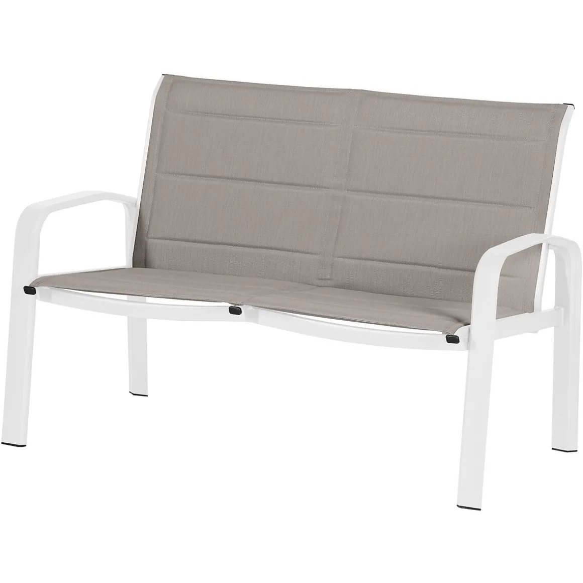 Conjunto de jardim para 4 pessoas ELYN cinza em alumínio