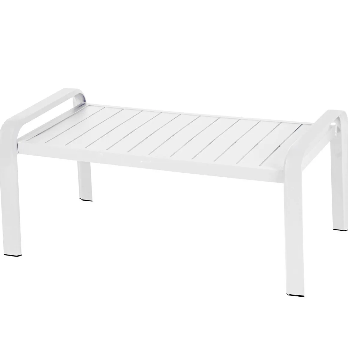 Conjunto de jardim para 4 pessoas ELYN cinza em alumínio