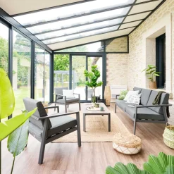 Conjunto de jardim PAVANE cinza graphite