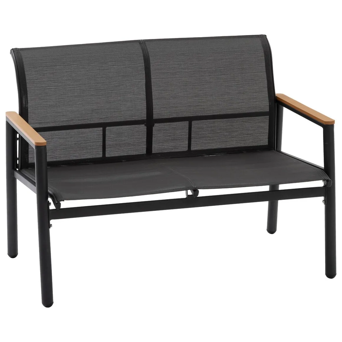 Conjunto de jardim relax 4 lugares cinzento