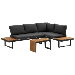 Conjunto de jardim RELAX ângulo cinza antracite