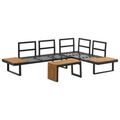 Conjunto de jardim RELAX ângulo cinza antracite