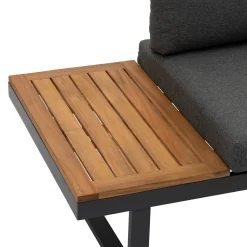 Conjunto de jardim RELAX ângulo cinza antracite