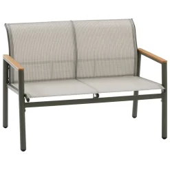 Conjunto de jardim relax 4 lugares taupe