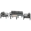 Conjunto de jardim ÉVASION cinza escuro