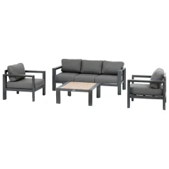 Conjunto de jardim ÉVASION cinza escuro