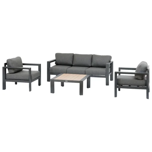 Conjunto de jardim ÉVASION cinza escuro