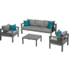 Conjunto de jardim ÉVASION cinza escuro