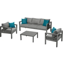 Conjunto de jardim ÉVASION cinza escuro