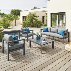 Conjunto de jardim ÉVASION cinza escuro