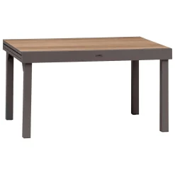 Conjunto de mesa extensível e 6 cadeiras PIAZZA