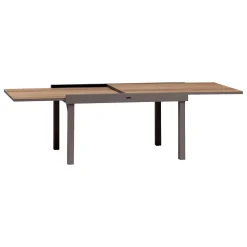 Conjunto de mesa extensível e 6 cadeiras PIAZZA