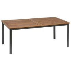 Conjunto de mesa FIELDFARE extensível e 6 cadeiras PIAZZA
